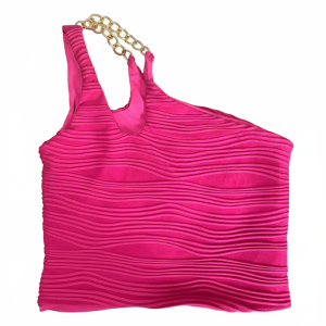 Blusa Color Rosa con Argollas